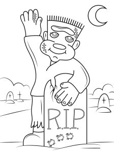 Tô màu Frankenstein Đáng Yêu