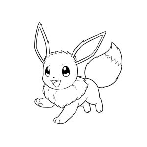 Tô màu Eevee Chạy