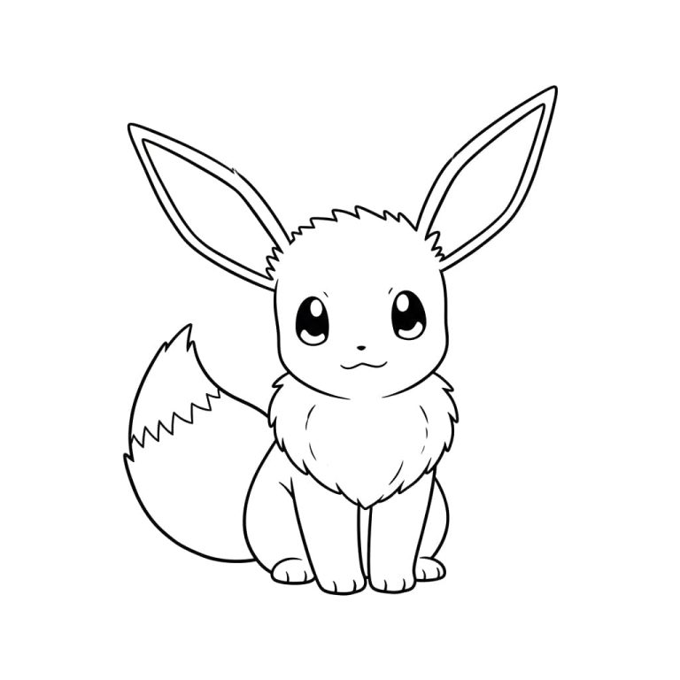Tô màu Eevee Chờ Đợi