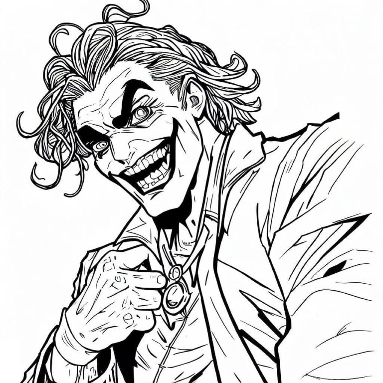 Tô màu Ác Quỷ Joker