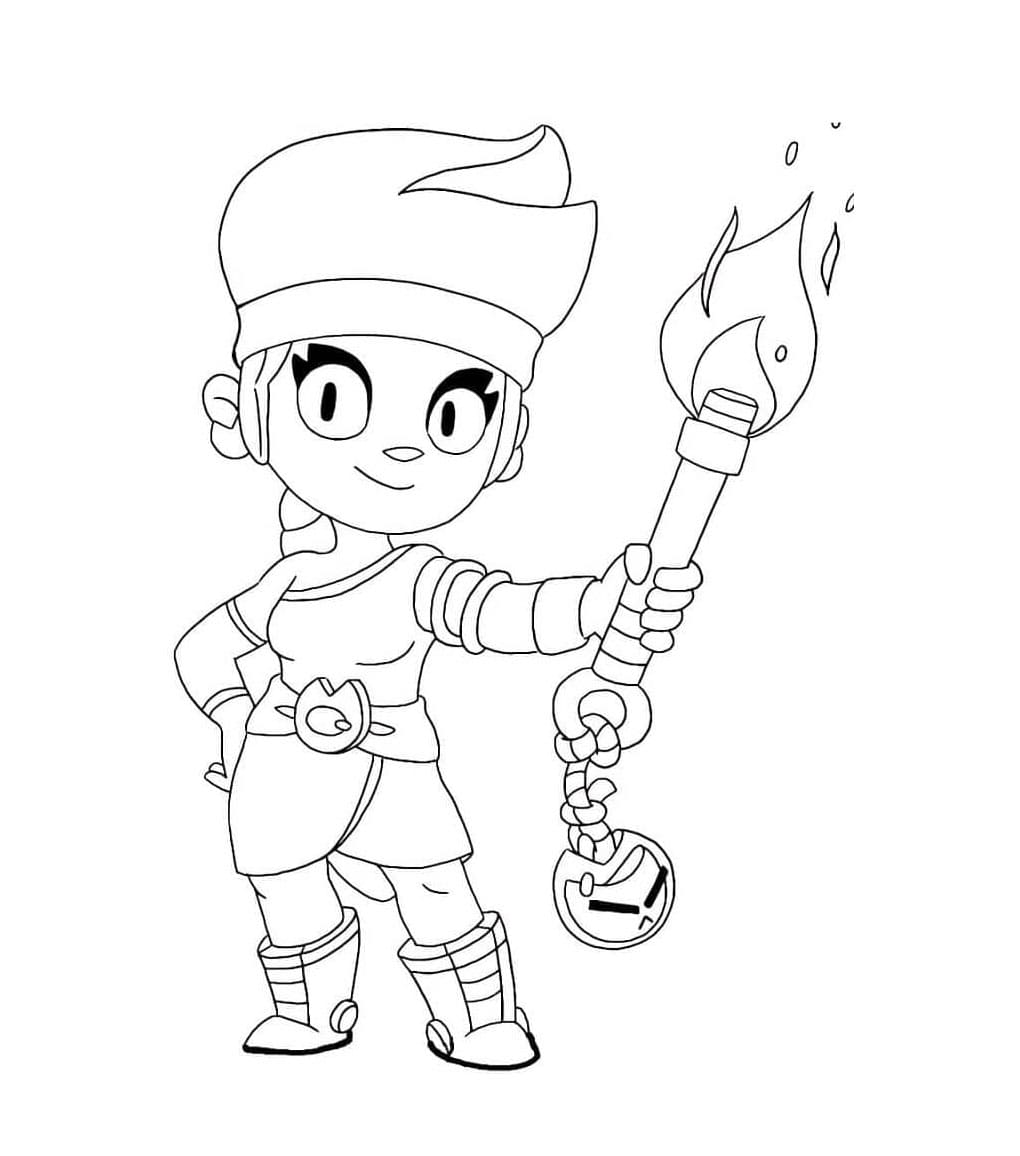 Tô màu Amber Trong Brawl Stars