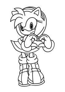 Tô màu Amy Rose Đẹp Nhất