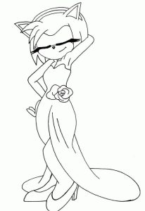 Tô màu Amy Rose Quyến Rũ