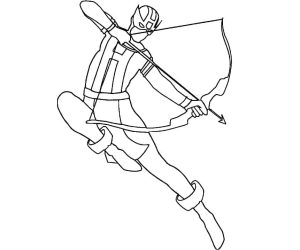 Tô màu Anh Hùng Hawkeye