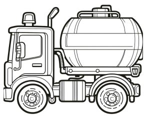 Tô màu Ảnh Xe Bồn