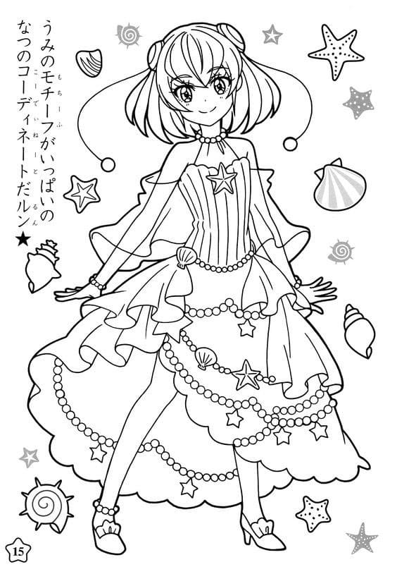 Tô màu Anime Girl Cực Ngầu