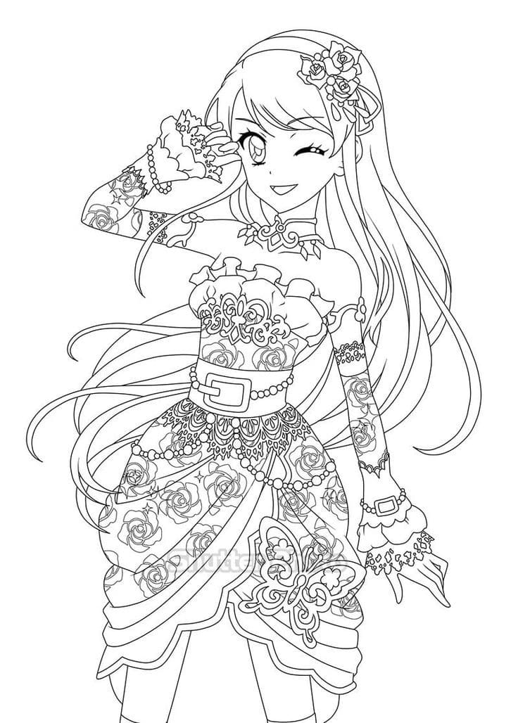 Tô màu Anime Girl Ngầu Đẹp