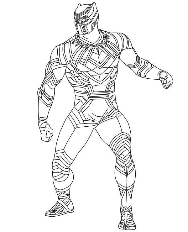 Tô màu Avengers Black Panther