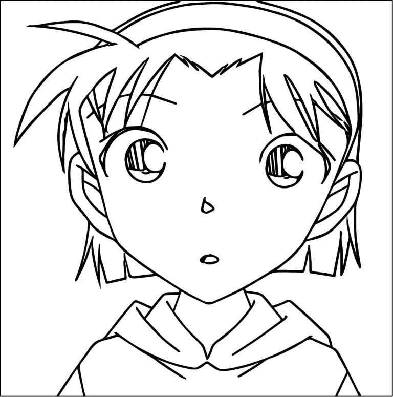 Tô màu Ayumi Yoshida Trong Conan
