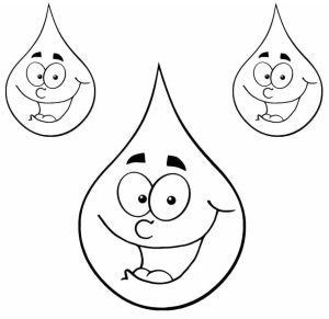 Tô màu Ba Giọt Nước Ngộ Nghĩnh