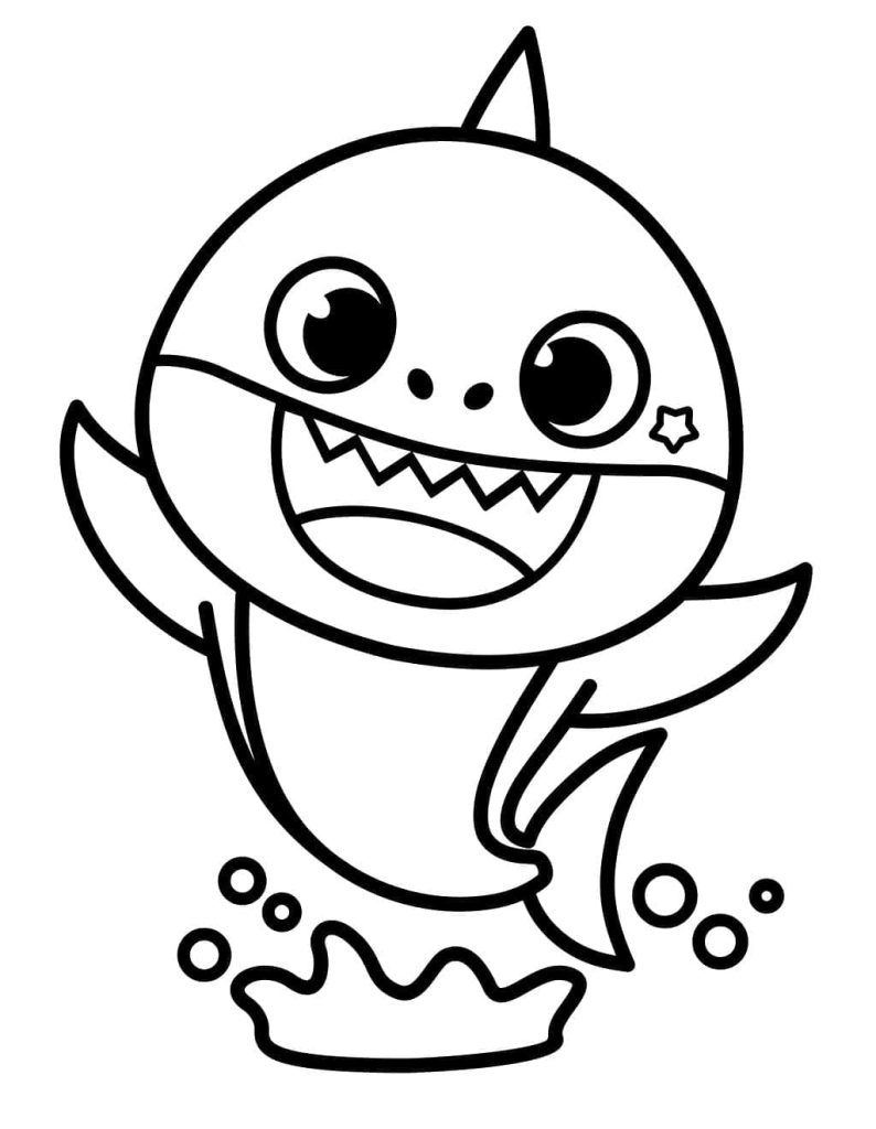 Tô Màu Baby Shark