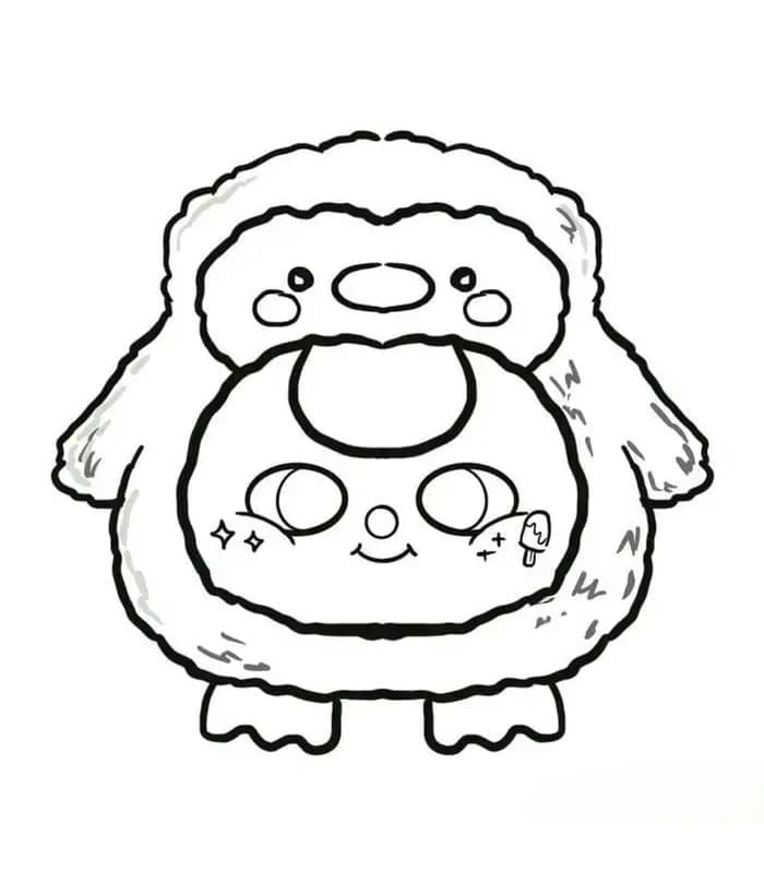 Tô màu Baby Three Con Vịt