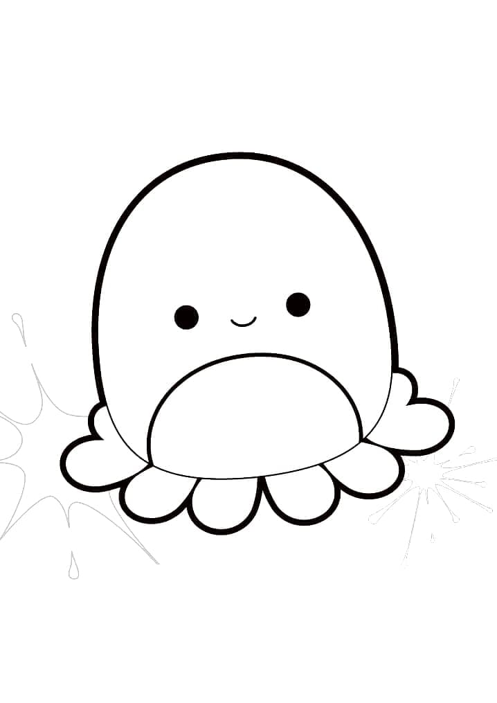 Tô màu Bạch Tuộc Squishmallows