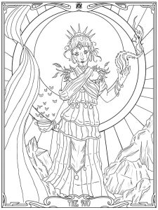 Tô màu Bài Tarot Cực Đẹp