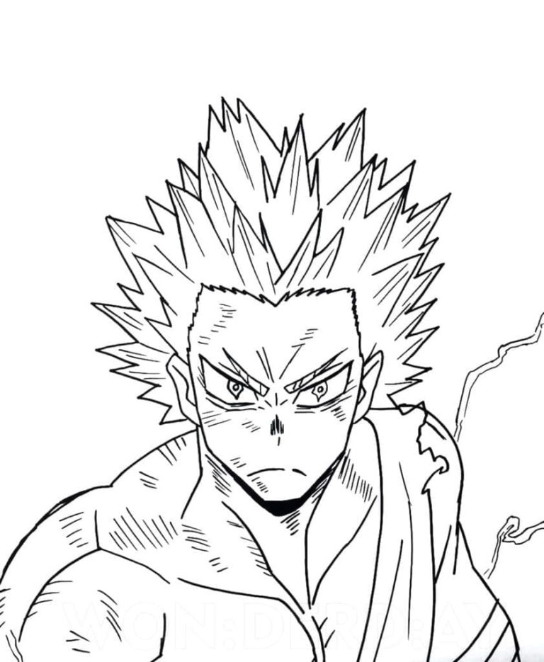 Tô màu Bakugo Chiến Đấu