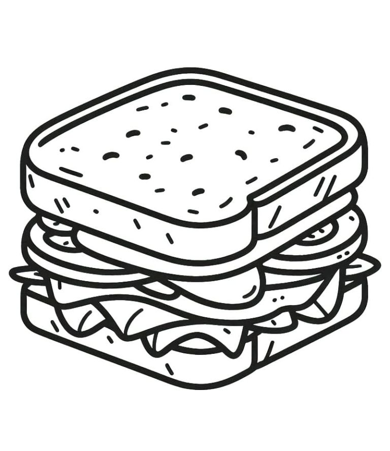 Tô Màu Bánh Mì Kẹp