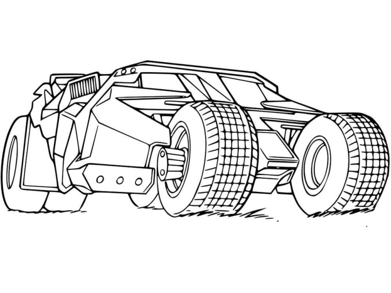 Tô màu Batmobile