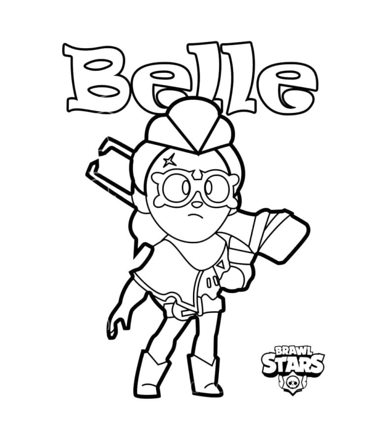 Tô màu Belle Trong Brawl Stars