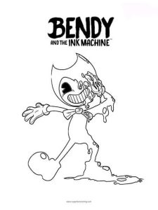 Tô màu Bendy Đang Nhảy