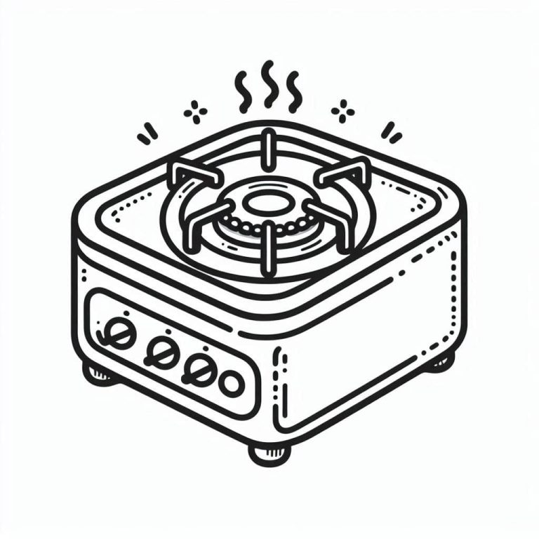 Tô màu Bếp Ga Mini