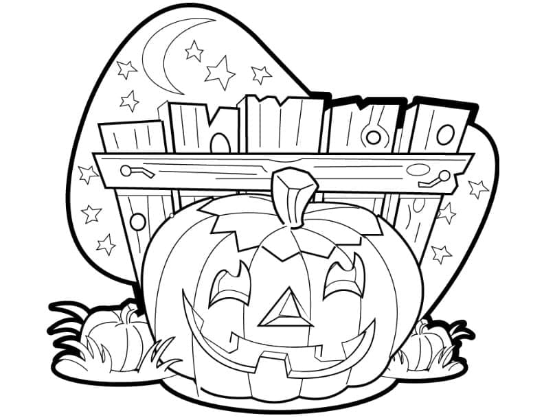 Tô màu Bí Ngô Halloween