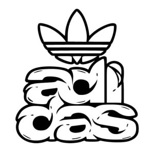 Tô màu Biểu Tượng Adidas Ngầu
