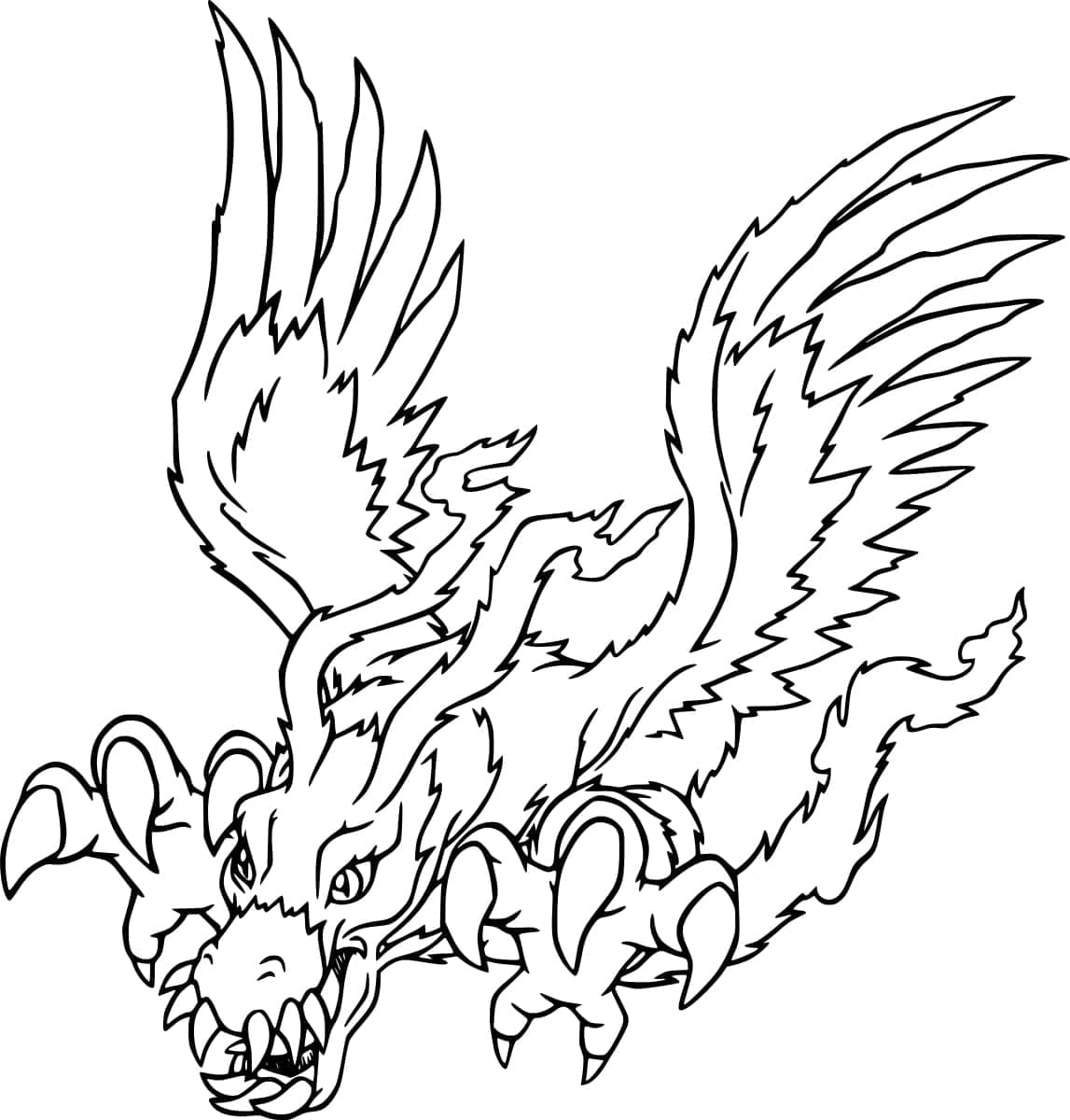 Tô màu Birdramon