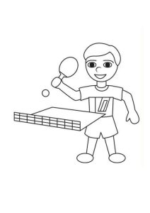 Tô màu Bóng Bàn Đơn Giản