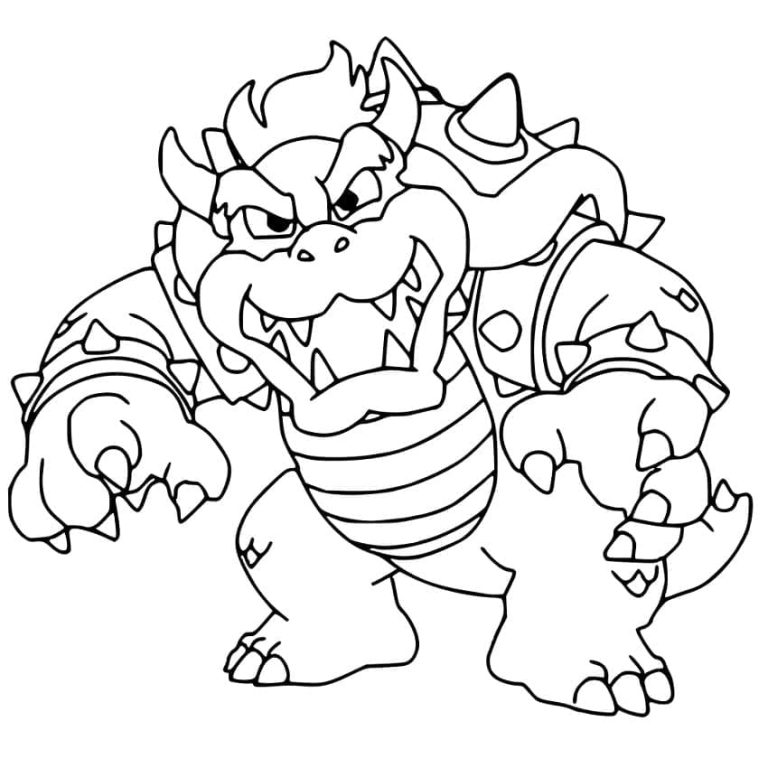 Tô màu Bowser Lớn