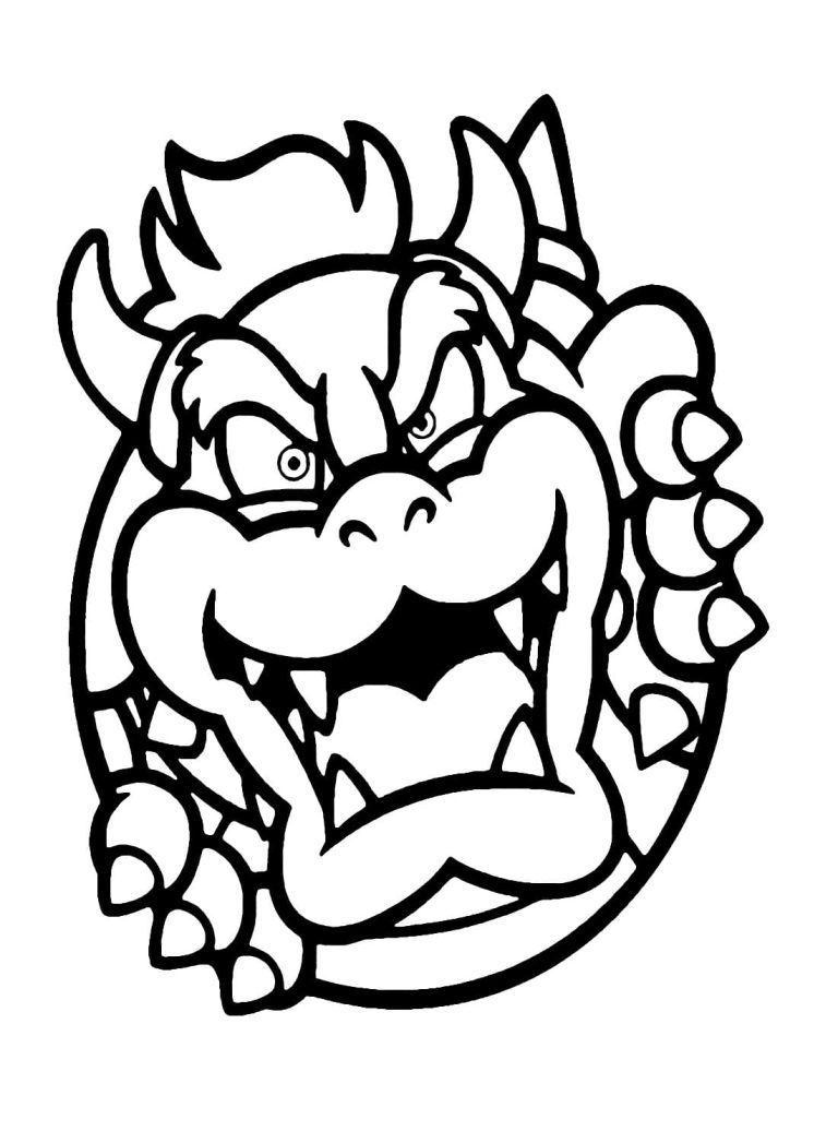 Tô màu Bowser Ngộ Nghĩnh