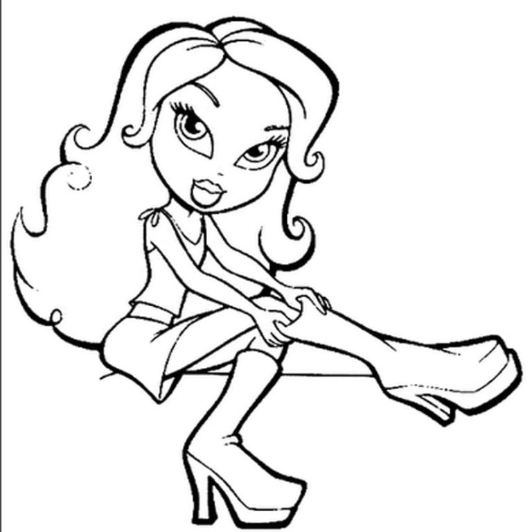 Tô màu Bratz Xinh