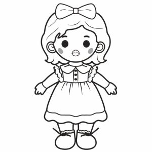 Tô màu Búp Bê Đẹp