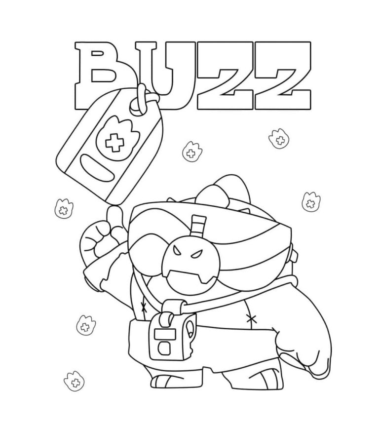 Tô màu Buzz Trong Brawl Stars