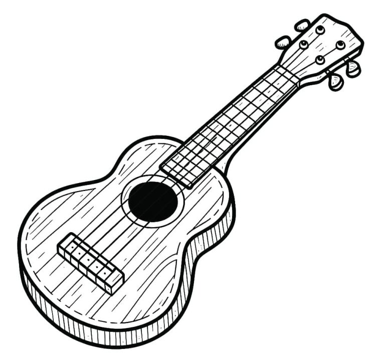 Tô Màu Đàn Ukulele