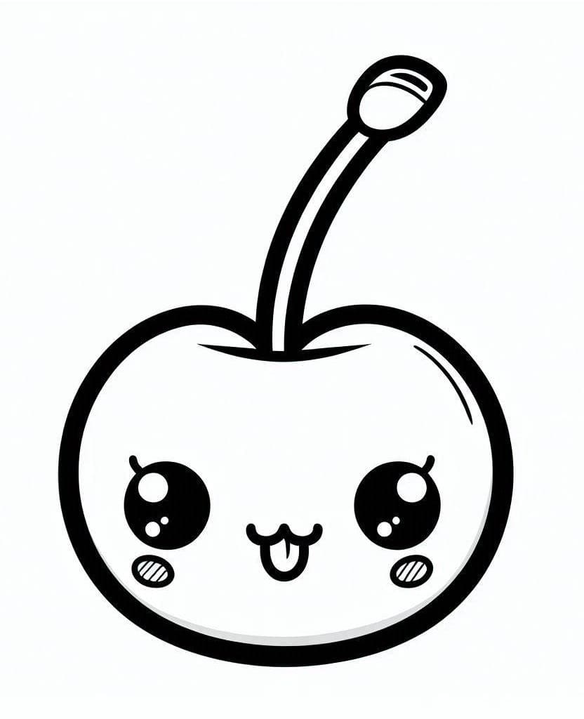 Tô màu Cherry Đáng Yêu
