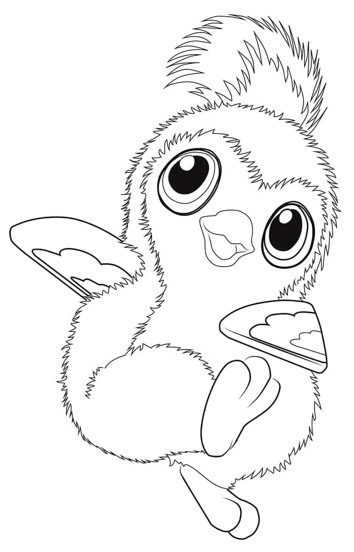 Tô màu Chim Cánh Cụt Hatchimals
