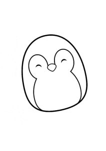 Tô màu Chim Cánh Cụt Squishmallows