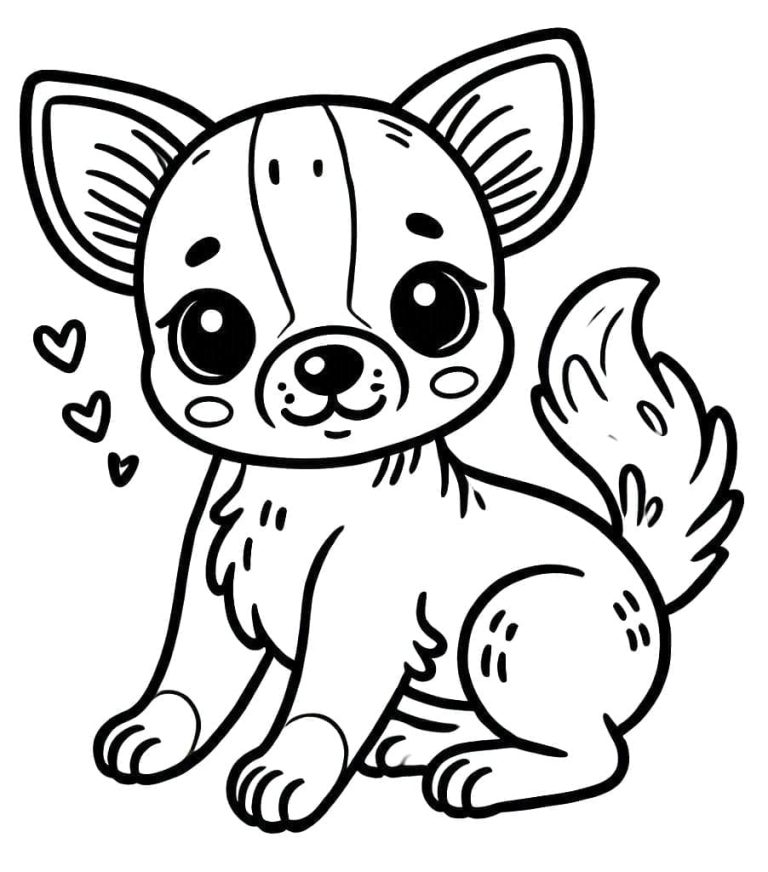 Tô màu Chó Chihuahua Cute Nhất
