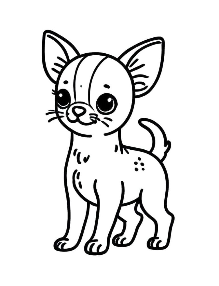 Tô màu Chó Chihuahua Đáng Yêu Nhất