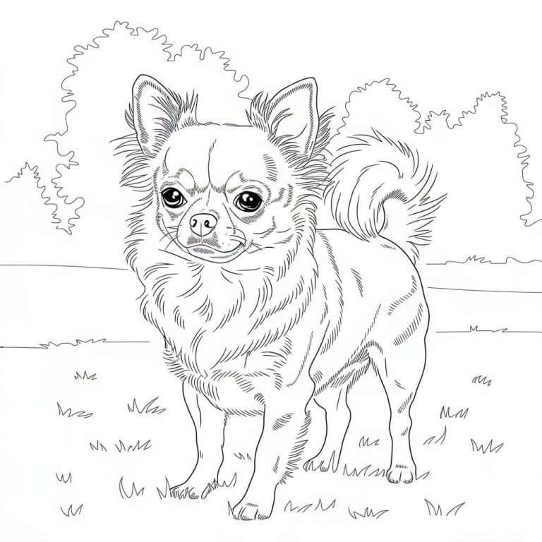 Tô màu Chó Chihuahua Đẹp