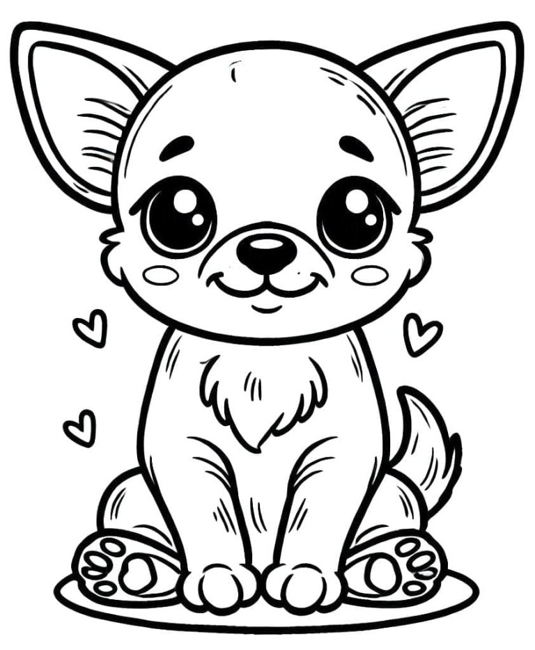 Tô Màu Chó Chihuahua