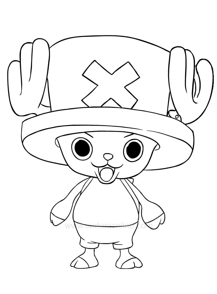 Tô màu Chopper Đáng Yêu