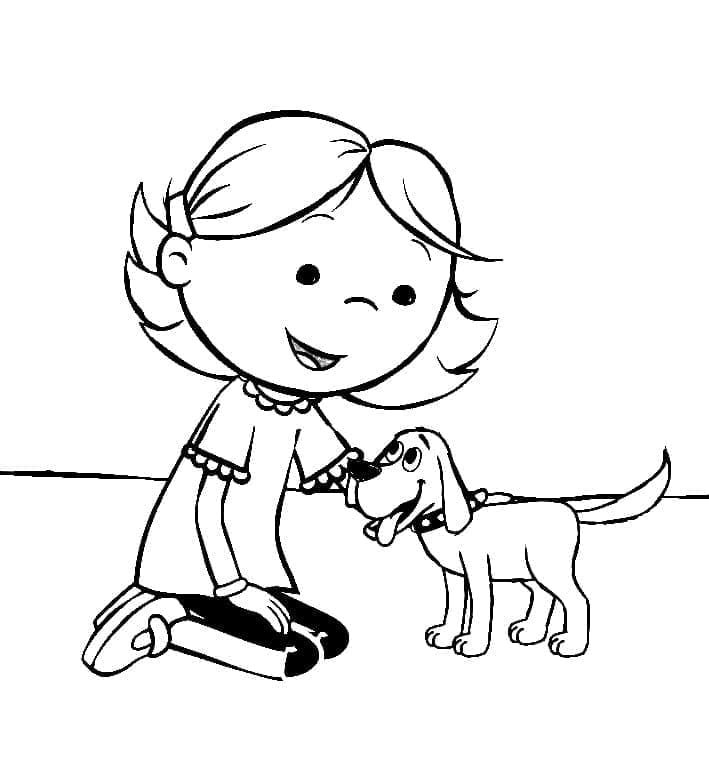 Tô màu Chú Chó Clifford Đáng Yêu