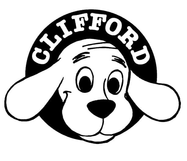 Tô màu Chú Chó Clifford Mỉm Cười