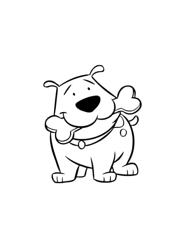 Tô màu Chú Chó Nhỏ Trong Phim Clifford