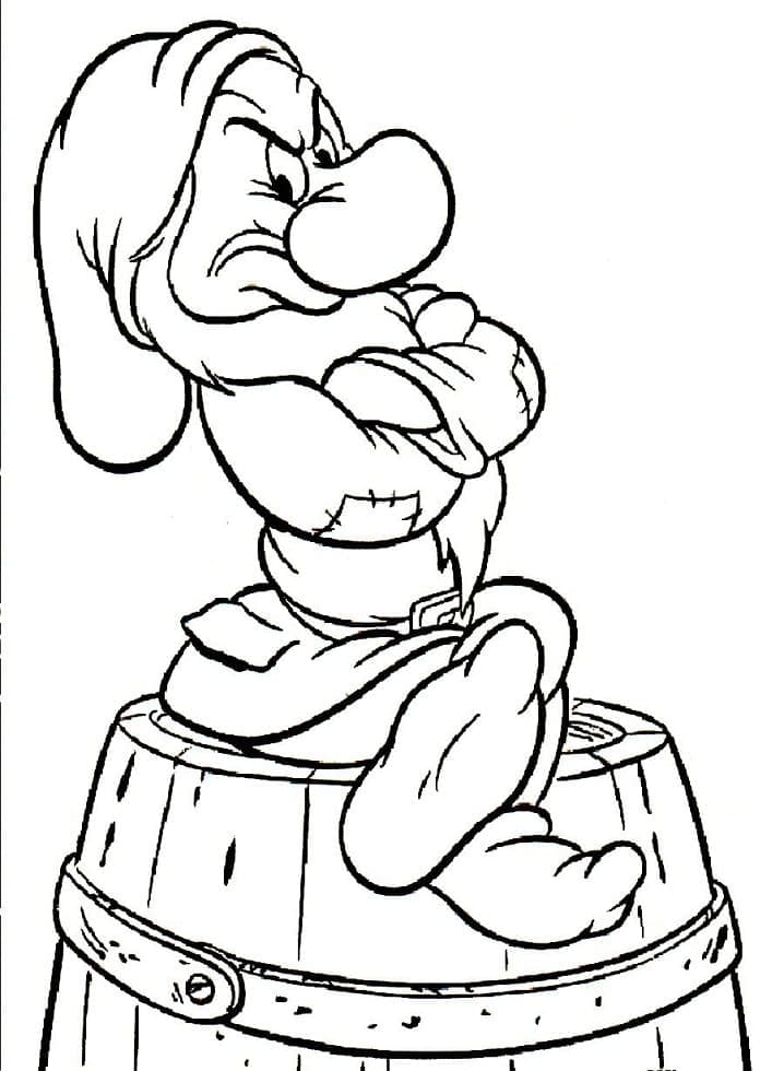 Tô màu Chú Lùn Grumpy