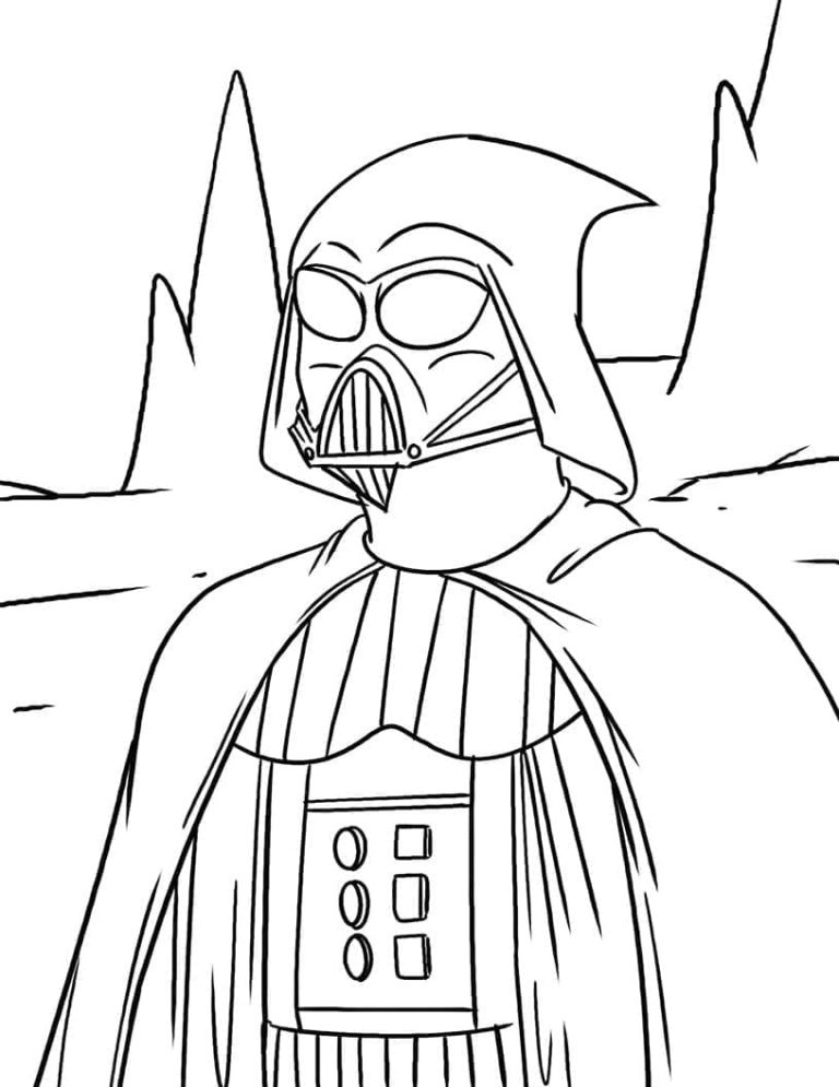 Tô màu Chúa Tể Darth Vader