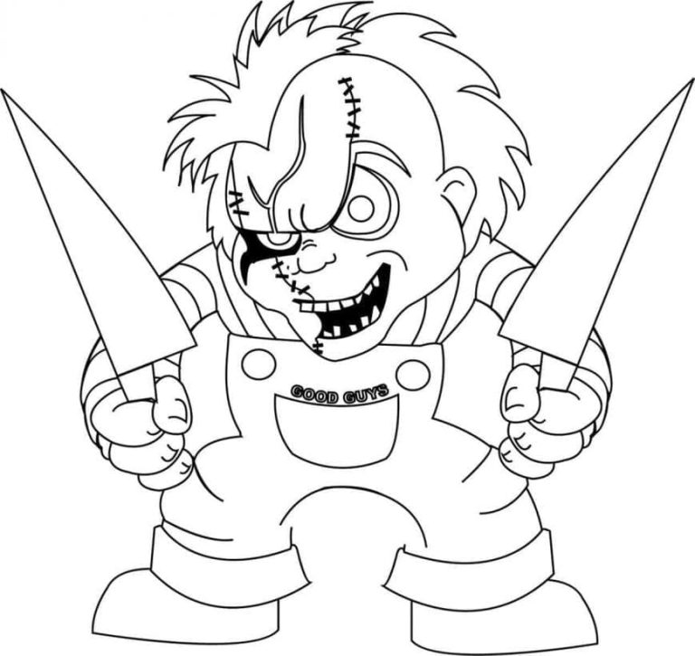 Tô màu Chucky Ác Độc