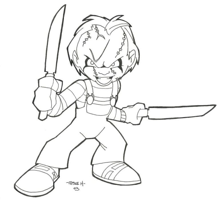 Tô màu Chucky Hoạt Hình