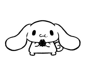 Tô màu Cinnamoroll Ăn Dâu Tây
